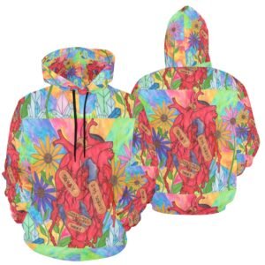 New Blooms All Over Print Hoodie (USA Size) (Model H13)