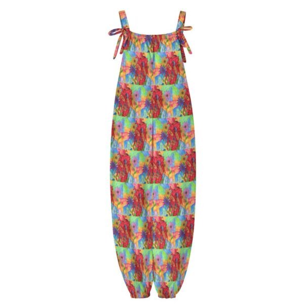 New Blooms Baggy Suspender Jumpsuit - Image 2