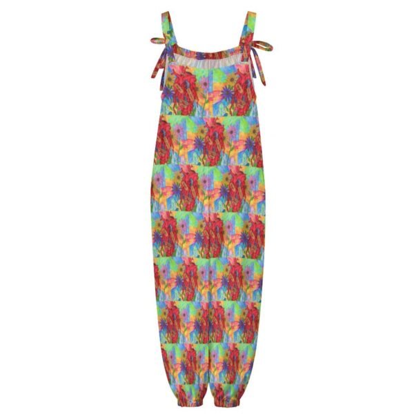 New Blooms Baggy Suspender Jumpsuit - Image 3