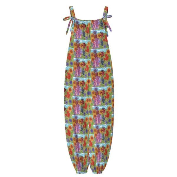 Purple Rabbit Baggy Suspender Jumpsuit - Image 2