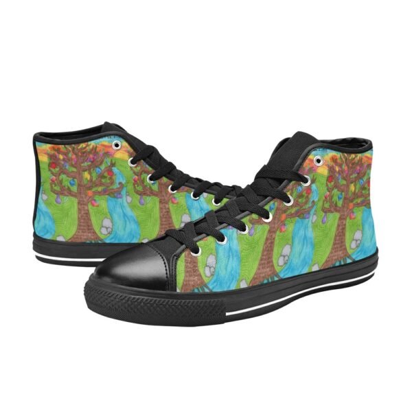 Psalm 1:3 High Top Women's Shoes (Model 017) - Image 4
