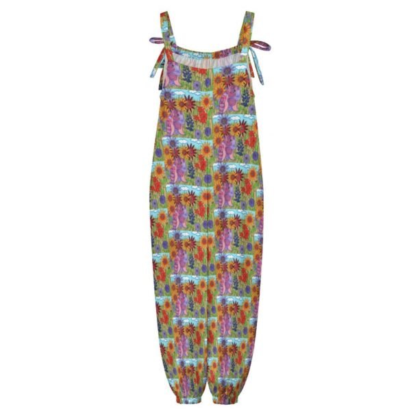 Purple Rabbit Baggy Suspender Jumpsuit - Image 3