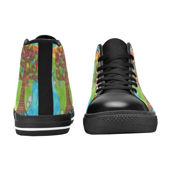 Psalm 1:3 High Top Women's Shoes (Model 017) - Image 3