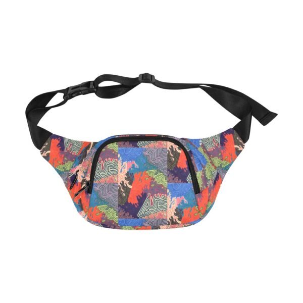 Just Start somewhere Unisex Waist Bag (Model 1677) - Image 2
