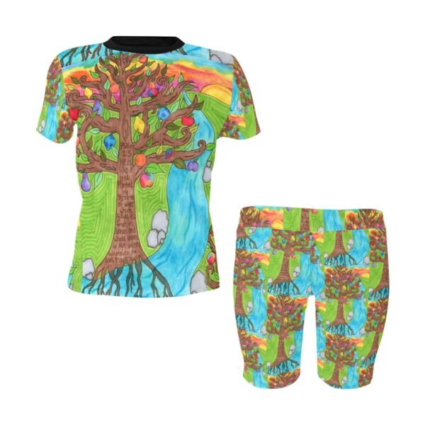 Psalm 1:3 Women's Active Wear Set(ModelSets 03) - Image 3