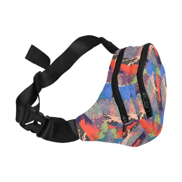 Just Start somewhere Unisex Waist Bag (Model 1677) - Image 3