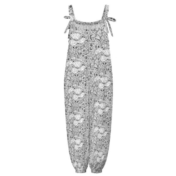 Psalm 145: 18-19 Baggy Suspender Jumpsuit - Image 3