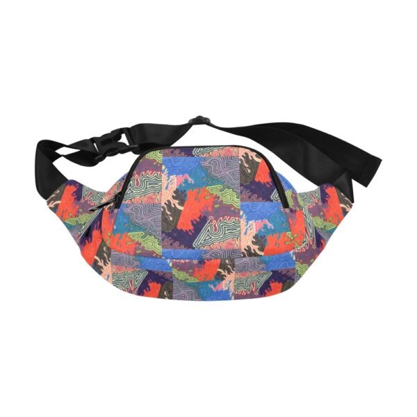 Just Start somewhere Unisex Waist Bag (Model 1677) - Image 4