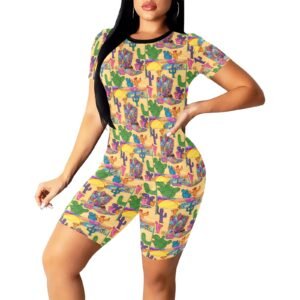 Texas Sunsets Womens Active wear Set (ModelSets 03)
