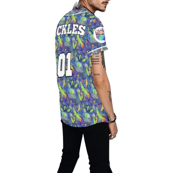 Pickle Galaxy All Over Print Baseball Jersey (T50) - Image 3