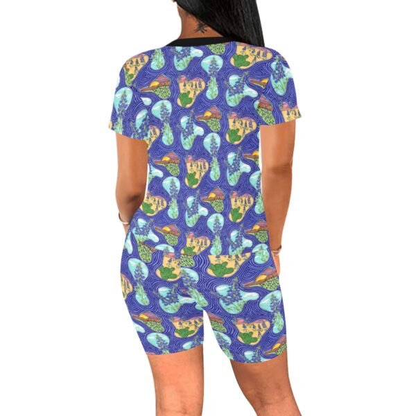 Texas Blue Bonnets Women's Active Wear Set(ModelSets 03) - Image 2