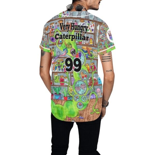 Very Hungry Caterpillar All Over Print Baseball Jersey (T50) - Image 2