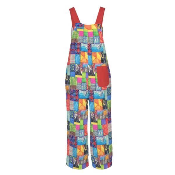Creation Coat Pocket Wide Leg Bib Jumpsuit - Image 5