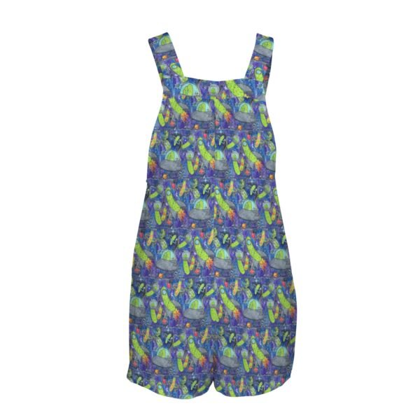 Pickle galaxy Pocket Bib Short Romper - Image 5