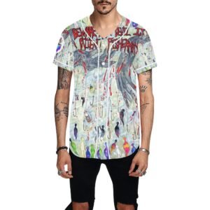 Beware The Devil Is A Patient Fisherman All Over Print Baseball Jersey (T50)