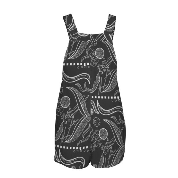 Alien Speak Pocket Bib Short Romper - Image 5