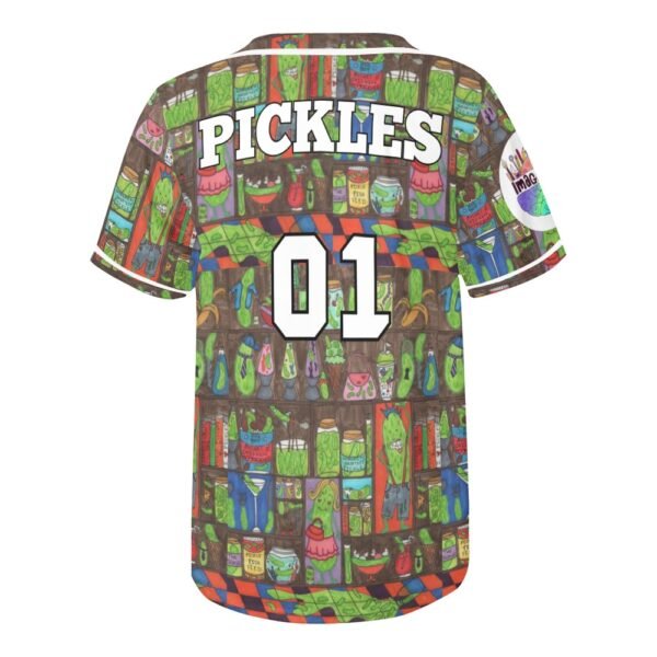 EVERYTHING IS PICKLES All Over Print Baseball Jersey (T50) - Image 5
