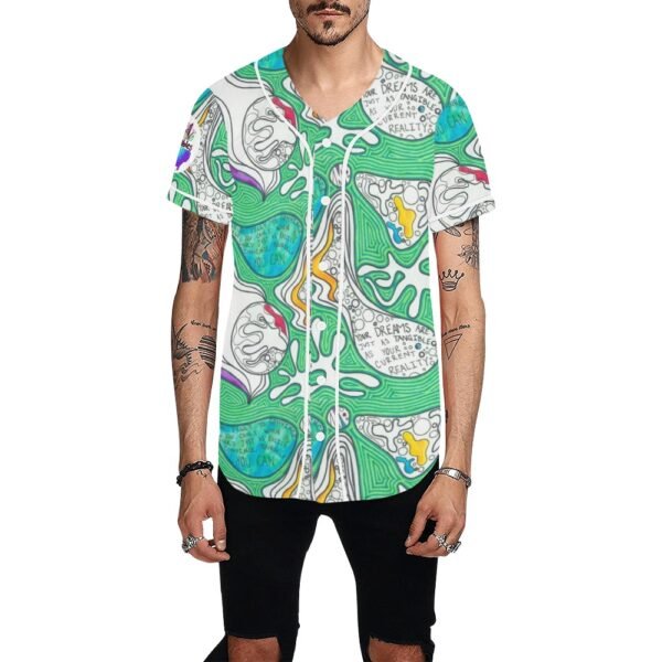 Mind Power All Over Print Baseball Jersey (T50)