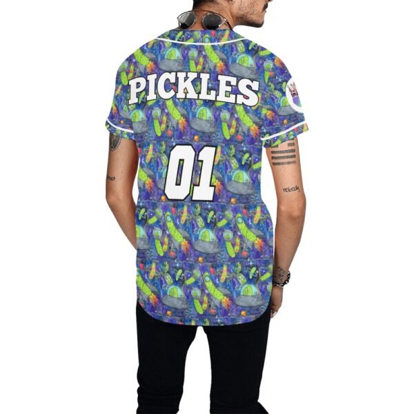 Pickle Galaxy All Over Print Baseball Jersey (T50) - Image 2