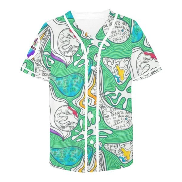 Mind Power All Over Print Baseball Jersey (T50) - Image 4