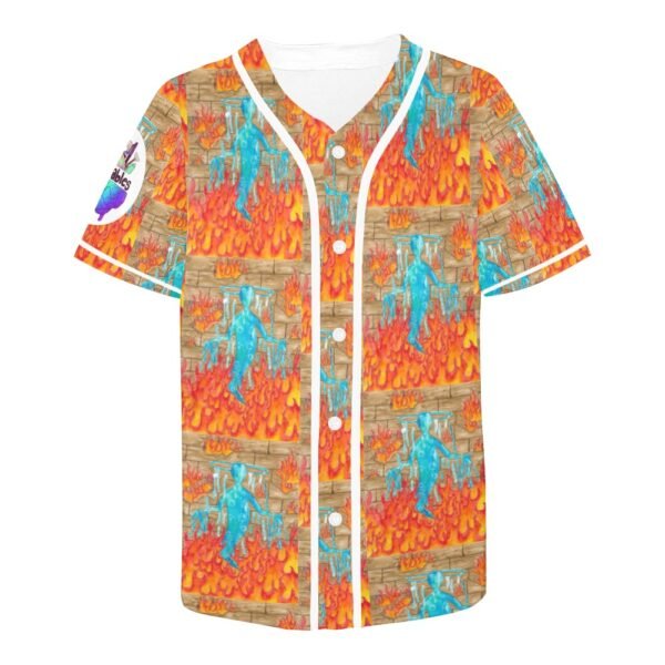 Return With Water All Over Print Baseball Jersey (T50) - Image 4
