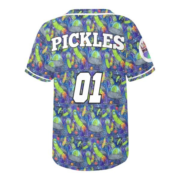 Pickle Galaxy All Over Print Baseball Jersey (T50) - Image 5