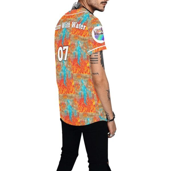 Return With Water All Over Print Baseball Jersey (T50) - Image 3