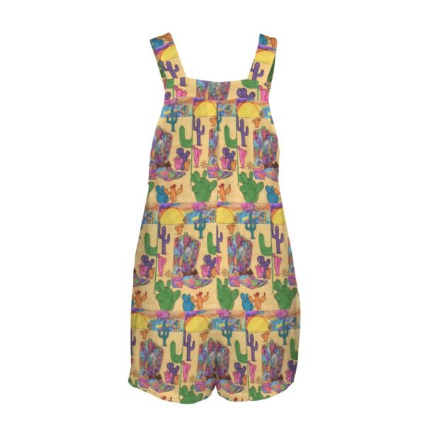 Texas Sunset Pocket Bib Short Romper - Image 5