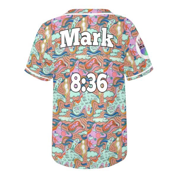 Mark 8:36 All Over Print Baseball Jersey (T50) - Image 5