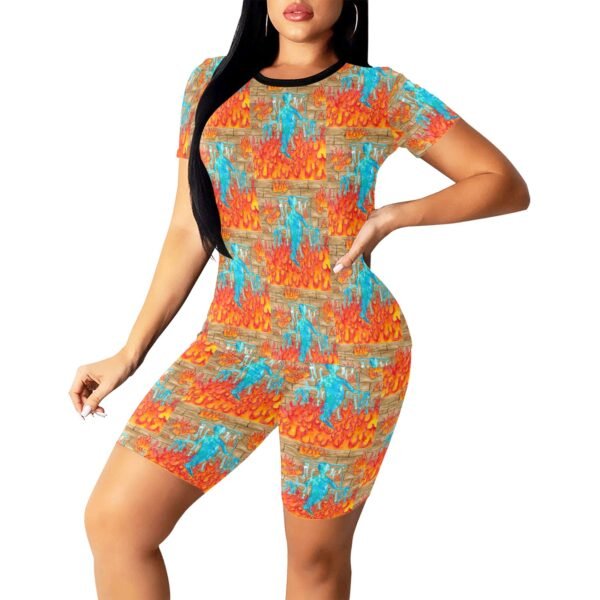 Return With Water Women's Active Wear Set(ModelSets 03)