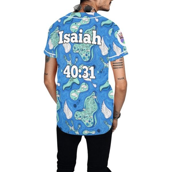 isaiah 40:31 All Over Print Baseball Jersey (T50) - Image 2