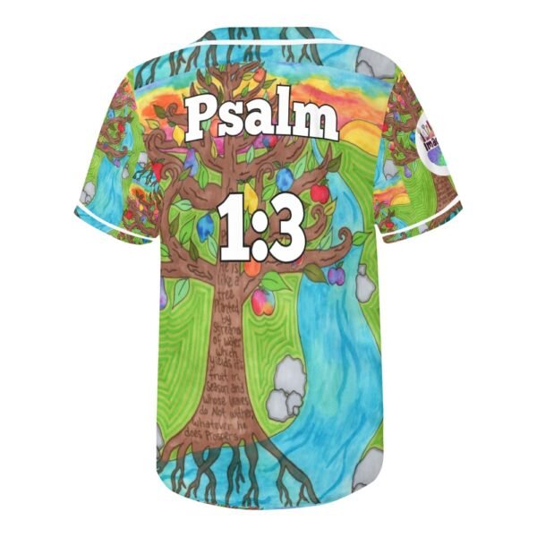 Psalm 1:3 All Over Print Baseball Jersey (T50) - Image 5
