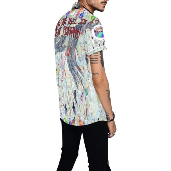 Beware The Devil Is A Patient Fisherman All Over Print Baseball Jersey (T50) - Image 3