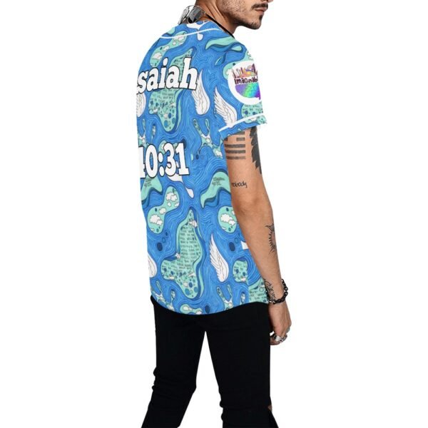 isaiah 40:31 All Over Print Baseball Jersey (T50) - Image 3