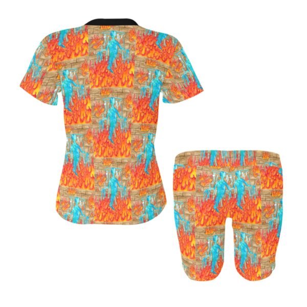 Return With Water Women's Active Wear Set(ModelSets 03) - Image 4