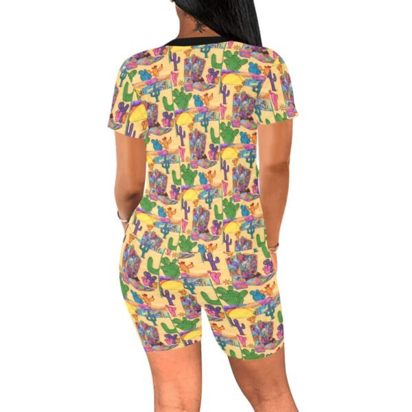 Texas Sunsets Womens Active wear Set (ModelSets 03) - Image 2