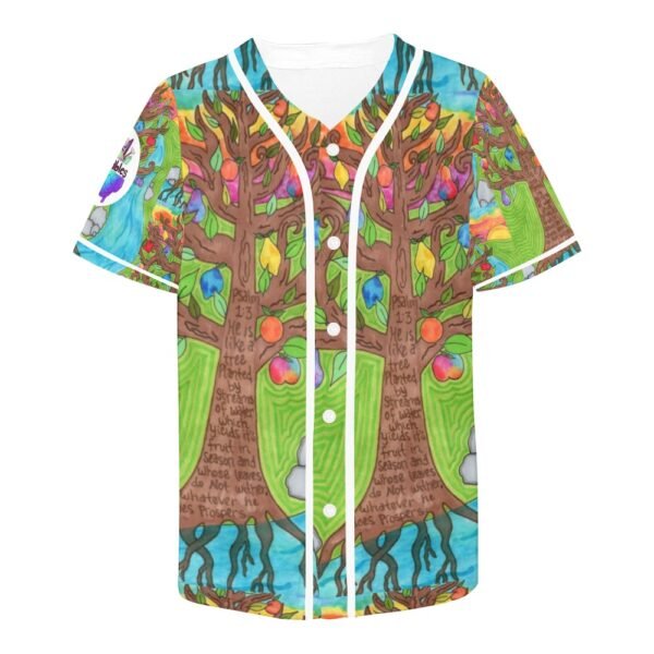 Psalm 1:3 All Over Print Baseball Jersey (T50) - Image 4