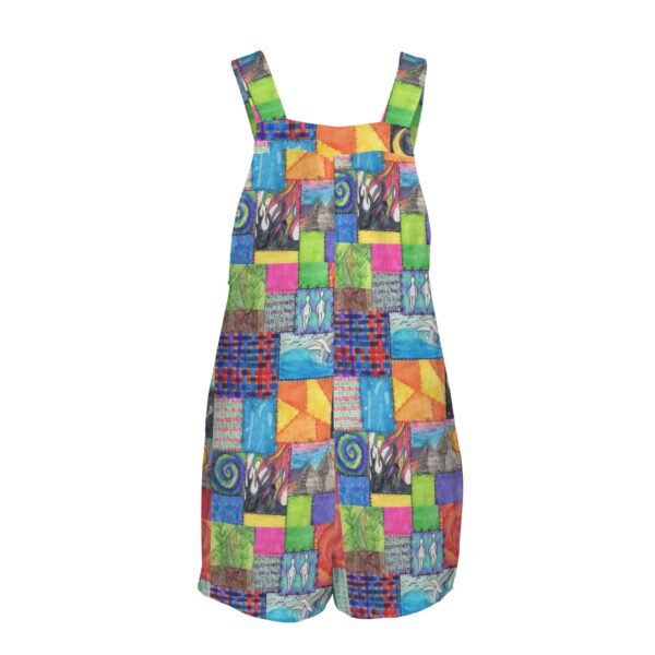 Creation Coat Pocket Bib Short Romper - Image 5