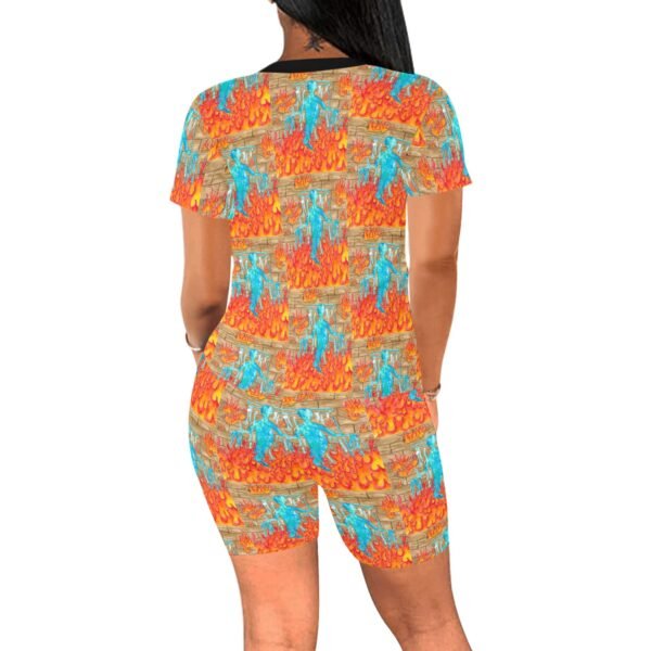 Return With Water Women's Active Wear Set(ModelSets 03) - Image 2