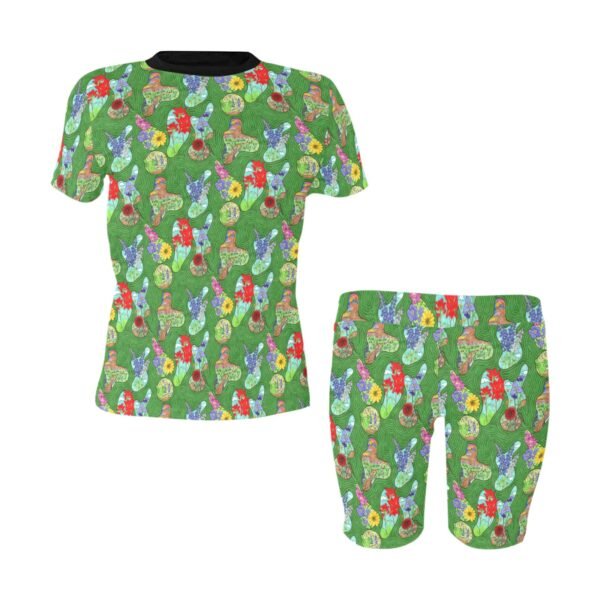 Texas Hill Country Spring Womens Active Wear Set(ModelSets 03) - Image 3