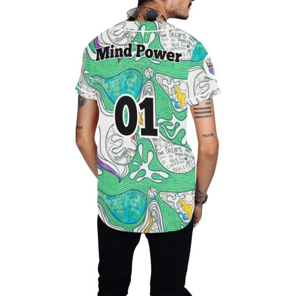 Mind Power All Over Print Baseball Jersey (T50) - Image 2