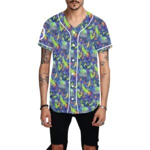 Pickle Galaxy All Over Print Baseball Jersey (T50)