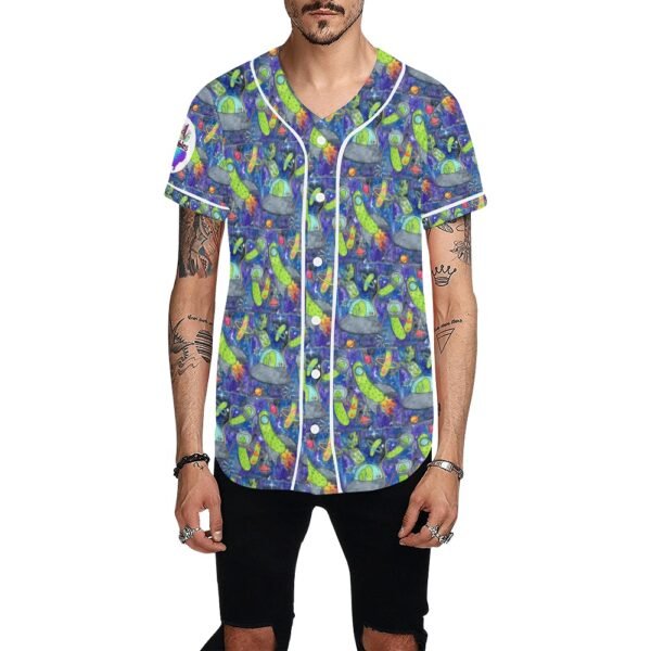 Pickle Galaxy All Over Print Baseball Jersey (T50)