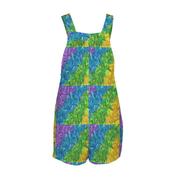 Rebel Code Pocket Bib Short Romper - Image 5
