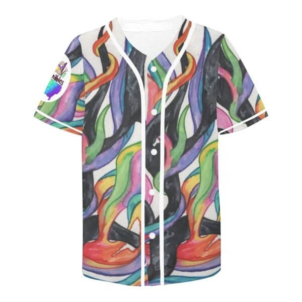 Light Prevails All Over Print Baseball Jersey (T50) - Image 4