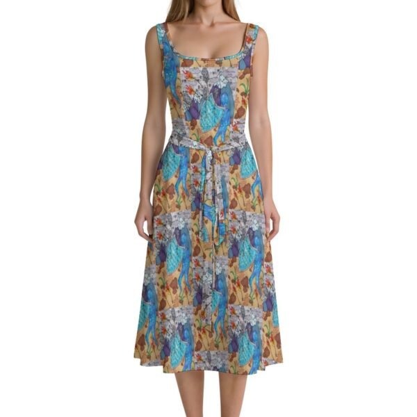Ephesians 6:16 Tie Waist Sleeveless Dress