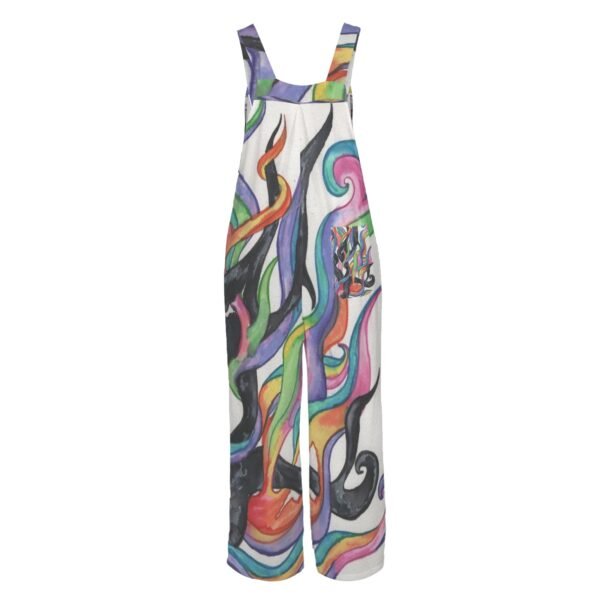 Light Prevails Pocket Wide Leg Bib Jumpsuit - Image 5