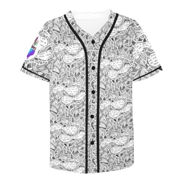 Psalm 145: 18-19 All Over Print Baseball Jersey (T50) - Image 4
