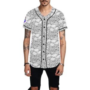 Psalm 145: 18-19 Men's All Over Print Baseball Jersey (T50)