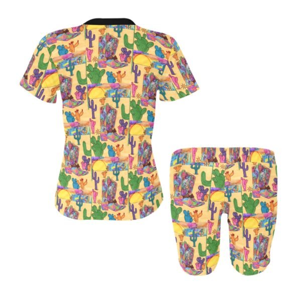 Texas Sunsets Womens Active wear Set (ModelSets 03) - Image 4